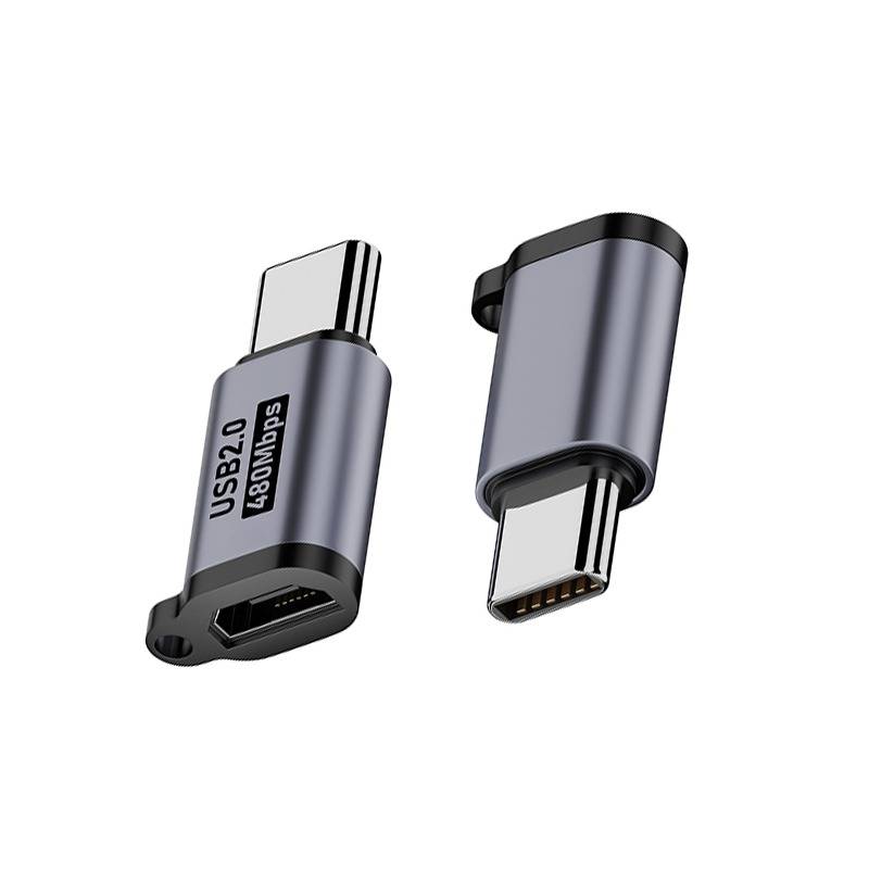 Micro-USB-Buchse auf Typ-C-Stecker Adapter (3er-Pack) - Schnellladen & Datentransfer