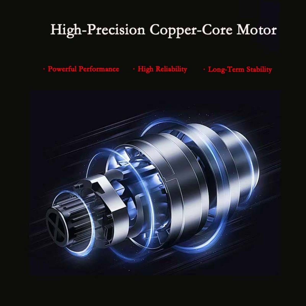 UFO Elektrischer Haarschneider für Männer – Edelstahlklingen, Einstellbare Länge