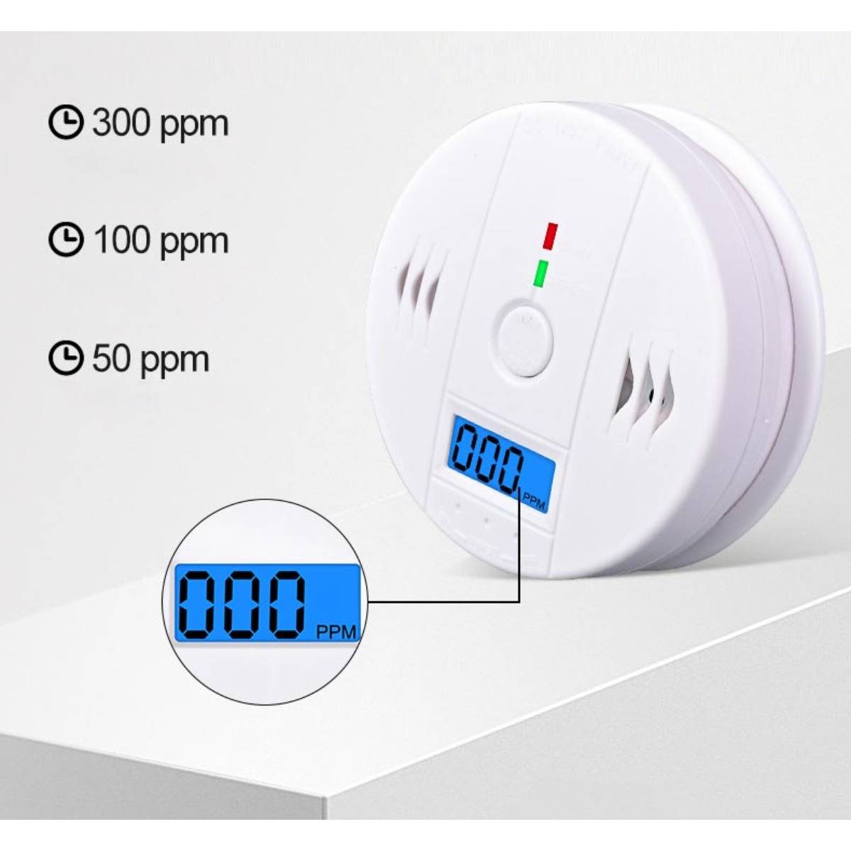 Kohlenmonoxidmelder für Heim & Gewerbe – Genaue Erkennung & 85dB Alarm