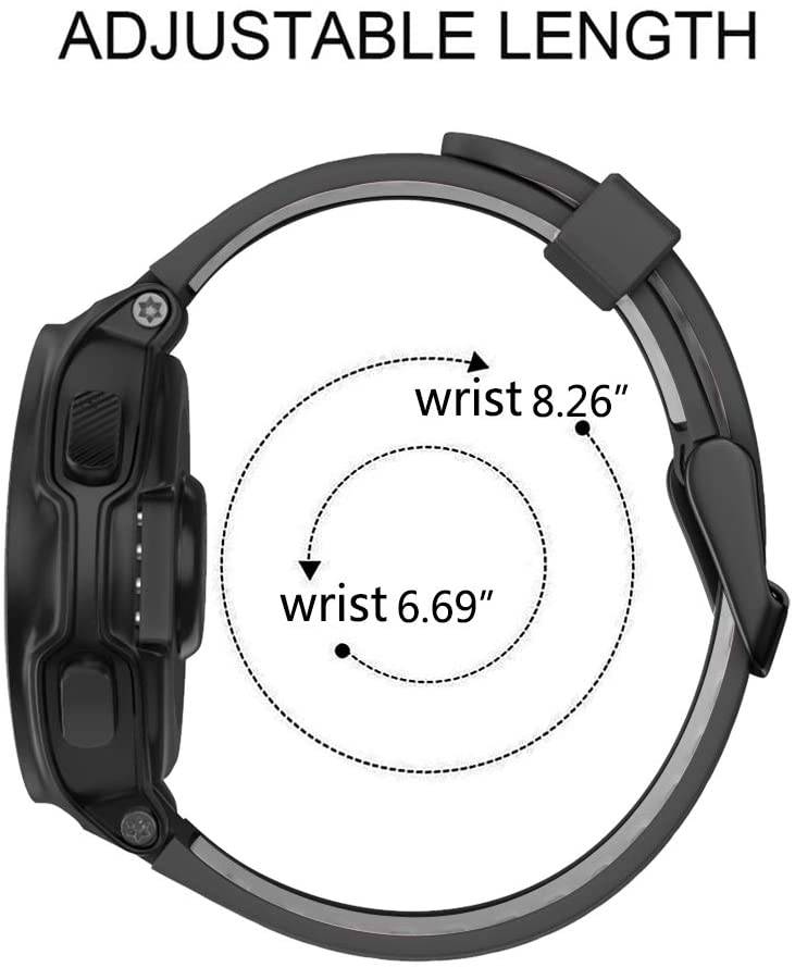 Garmin Forerunner 220/230/235/620/630/735XT Armband Schwarz