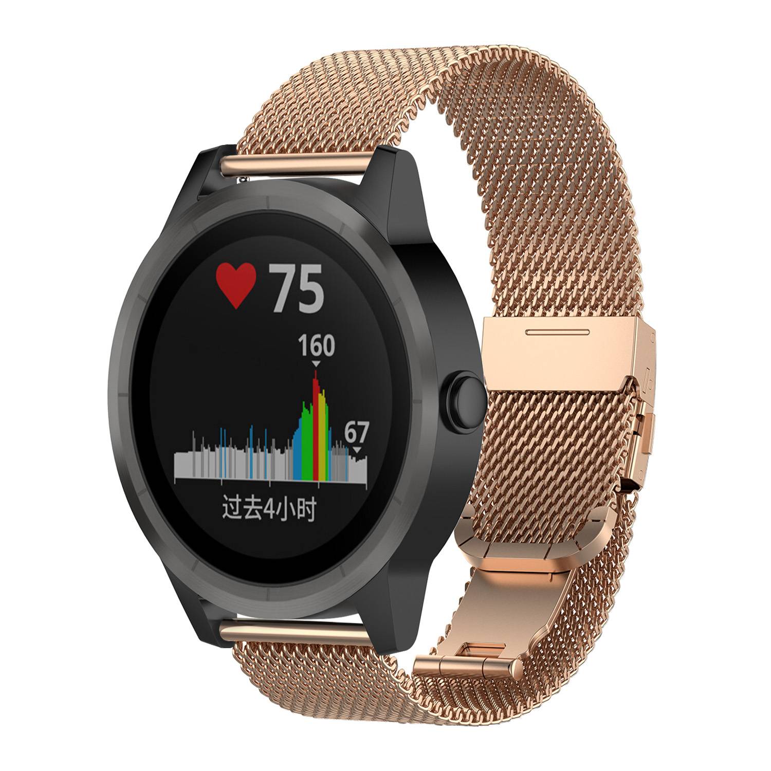 Garmin VivoActive 3, Forerunner, Venu, Vivomove (20 mm) Armband Edelstahl