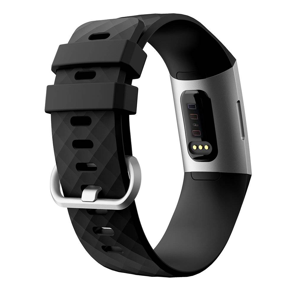 Armband für Fitbit Charge 3 / Fitbit Charge 4 (Small) Black