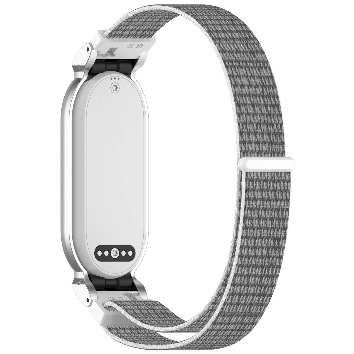 PLAUD Notepin Ai Nylon Klettverschluss Uhrenarmband - Sicheres und verstellbares Armband Silver