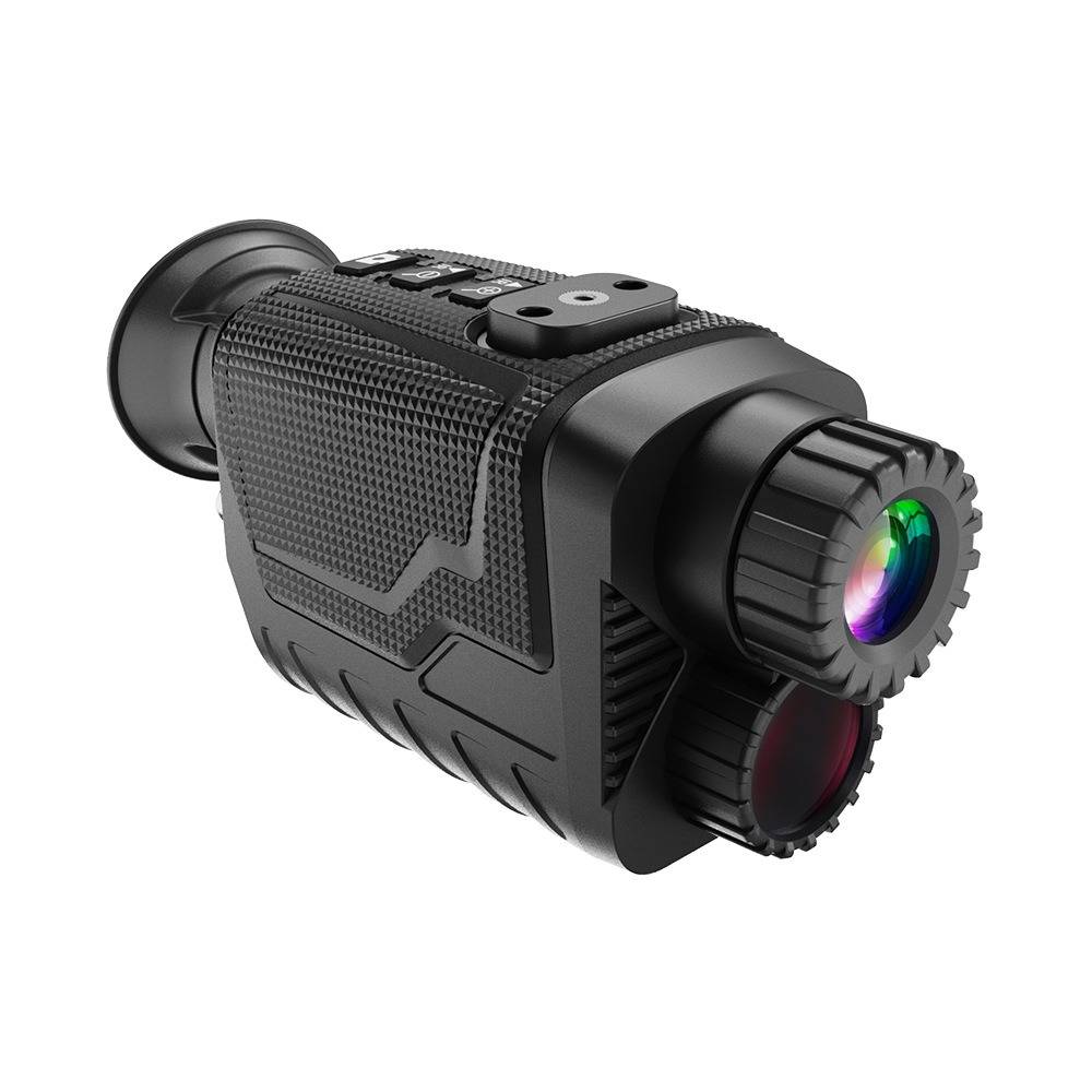 Kopfmontiertes Mini-Nachtsicht-Monokular: 4K-Aufnahme, Infrarot und einstellbare Dioptrien