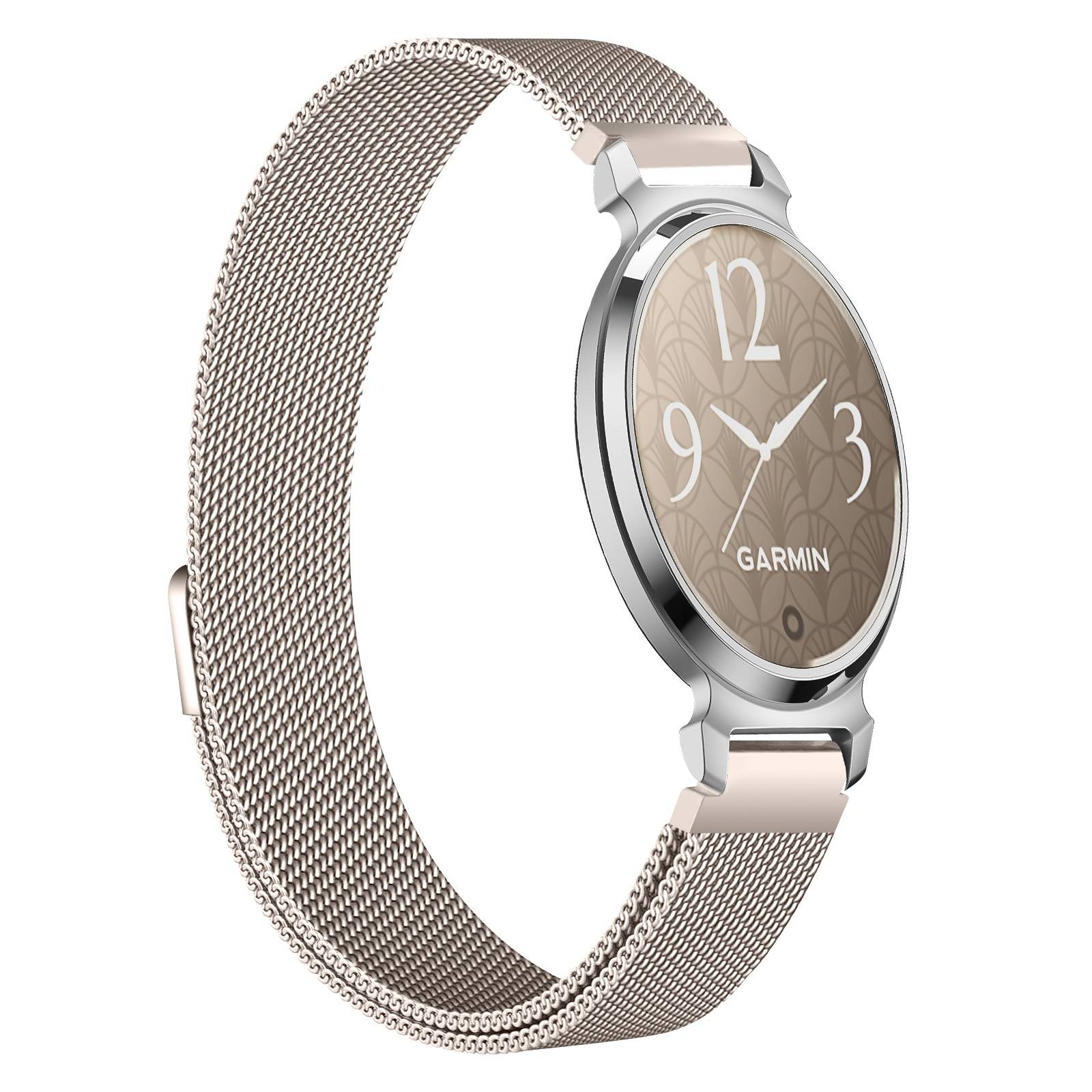 Milanese Edelstahl Uhrenarmband kompatibel mit Garmin Lily 2 - Mehrere Farben Gold