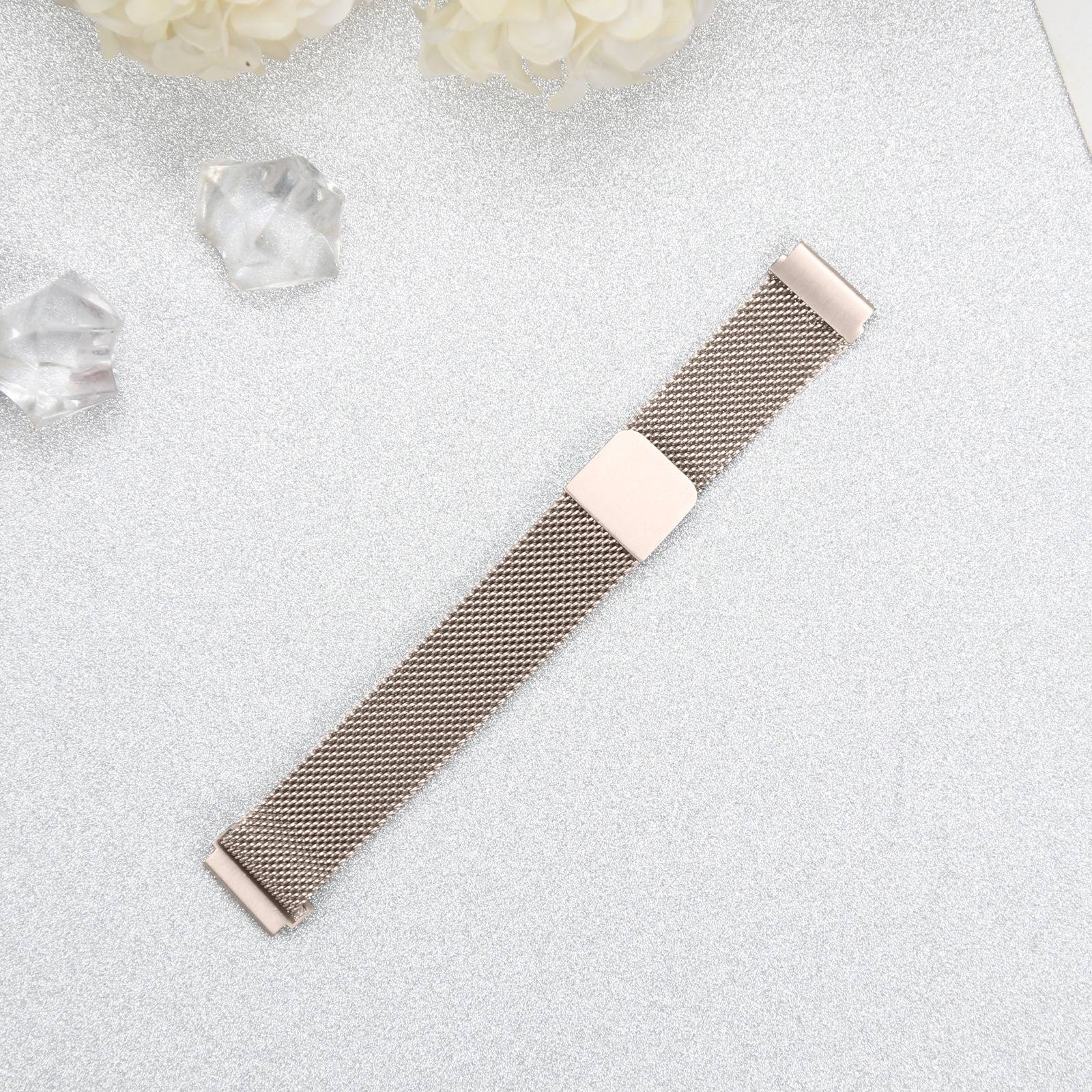 Milanese Edelstahl Uhrenarmband kompatibel mit Garmin Lily 2 - Mehrere Farben Gold