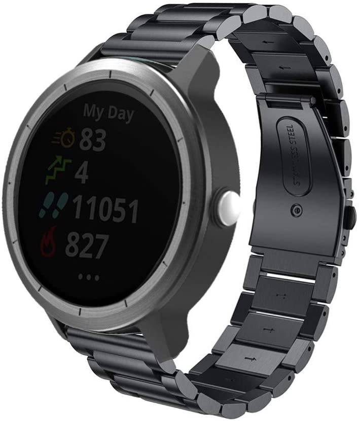 Garmin VivoActive 4 Armband Edelstahl Schwarz