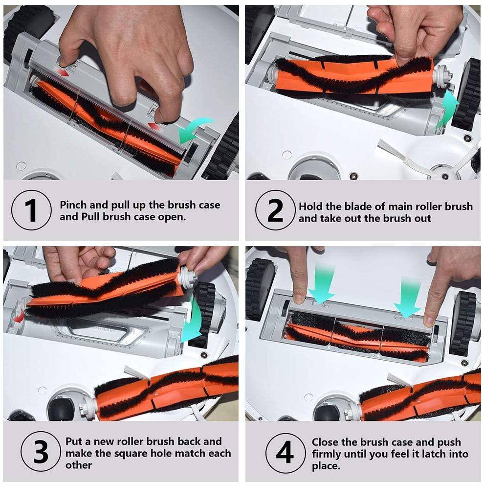 Staubsauger-Ersatzteile für Xiaomi Mi Roborock S4/S5/S6 E2/E3/E4 24 Teile