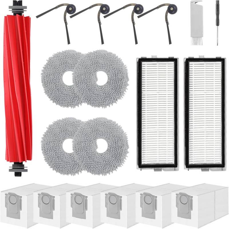 Roborock Qrevo Serie Staubsauger Roboter Ersatzteil-Set - QV35A/QV35S, QR598/QR798 Kompatibel