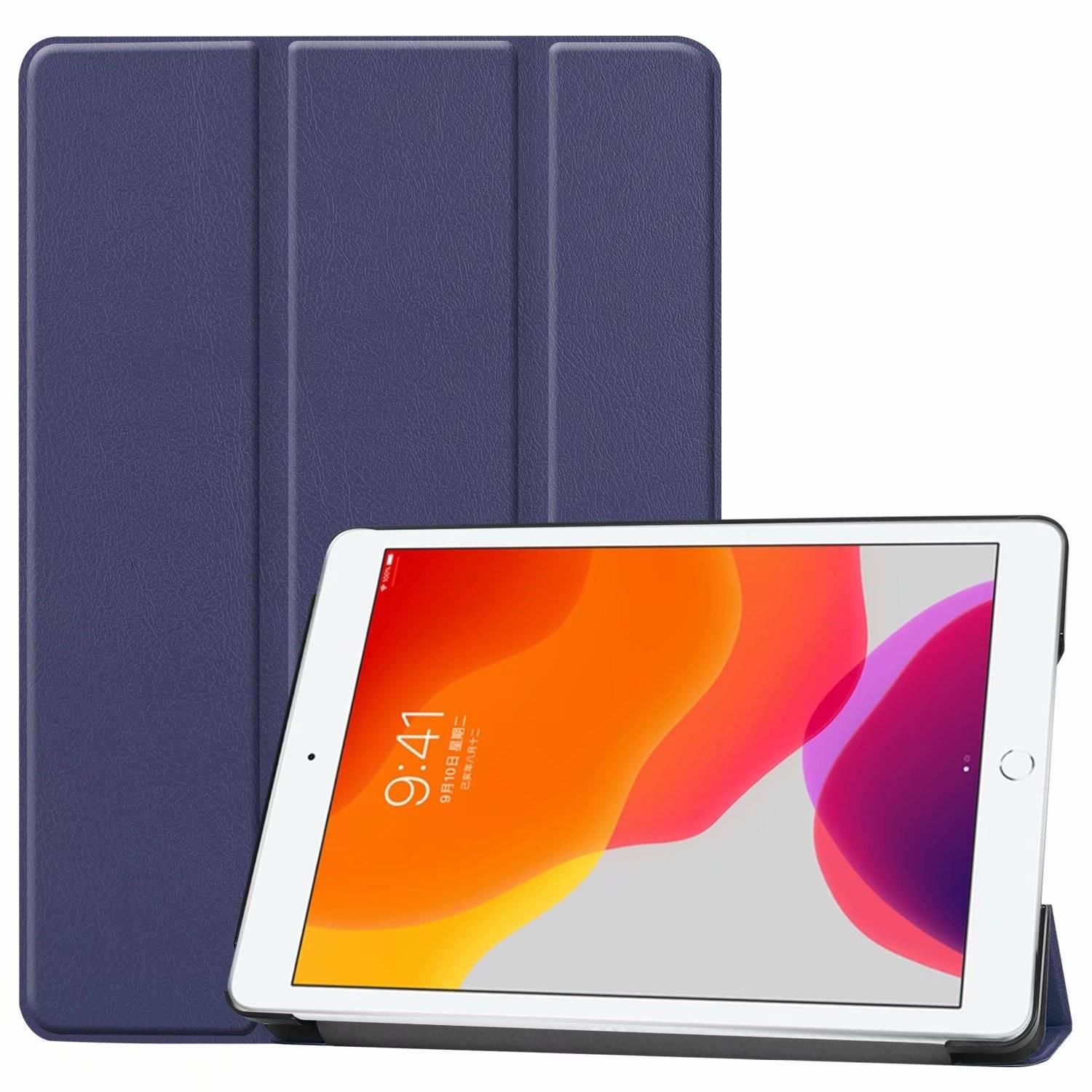 iPad 10.2/10.5 Zoll Smart Cover Case iPad-Hülle dunkelblau
