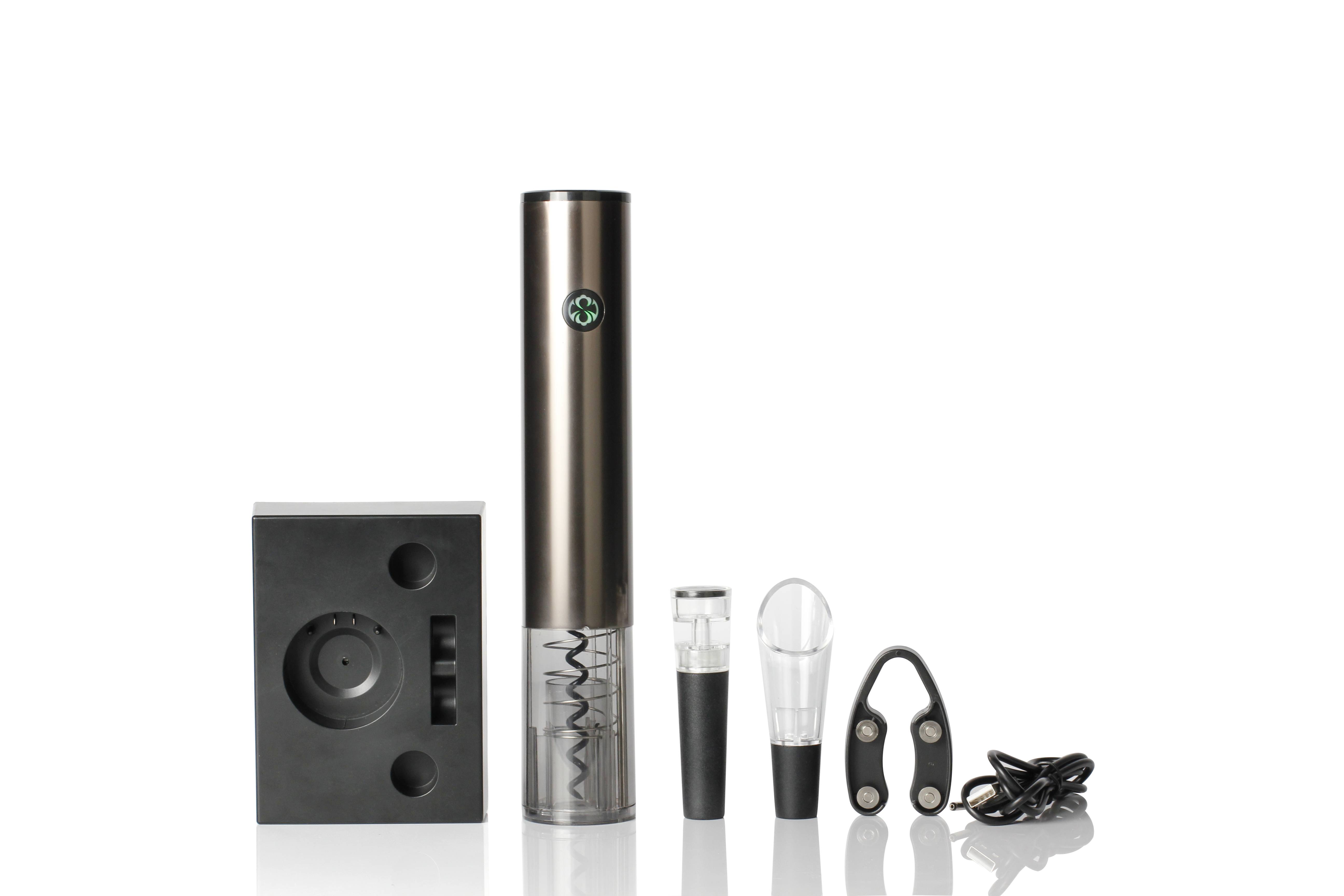 Elektrischer Weinflaschenöffner - Korkenzieher mit USB-Aufladung