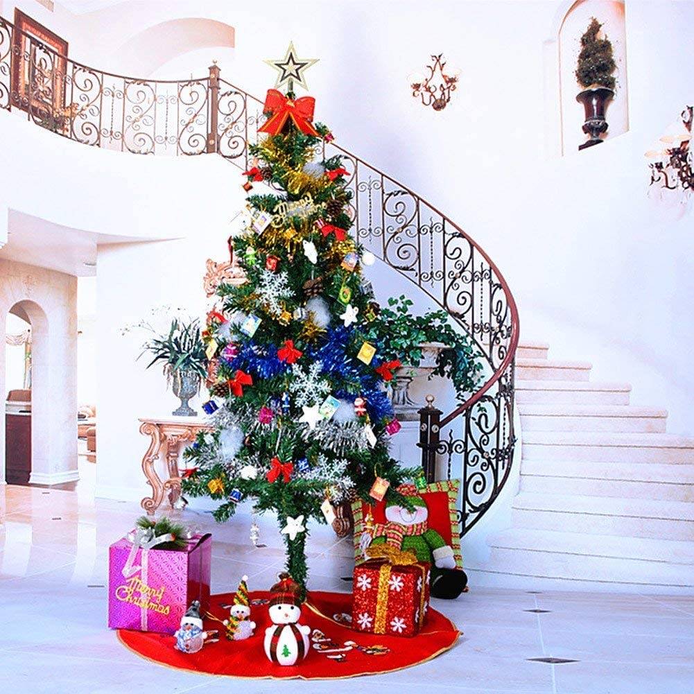 Dekoschleifen Weihnachtsdekoration rot 12er-Pack