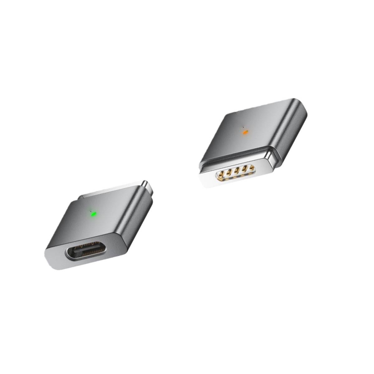 USB-C auf MagSafe 2 Adapter 100W - Müheloses Aufladen Ihres MacBooks Grey