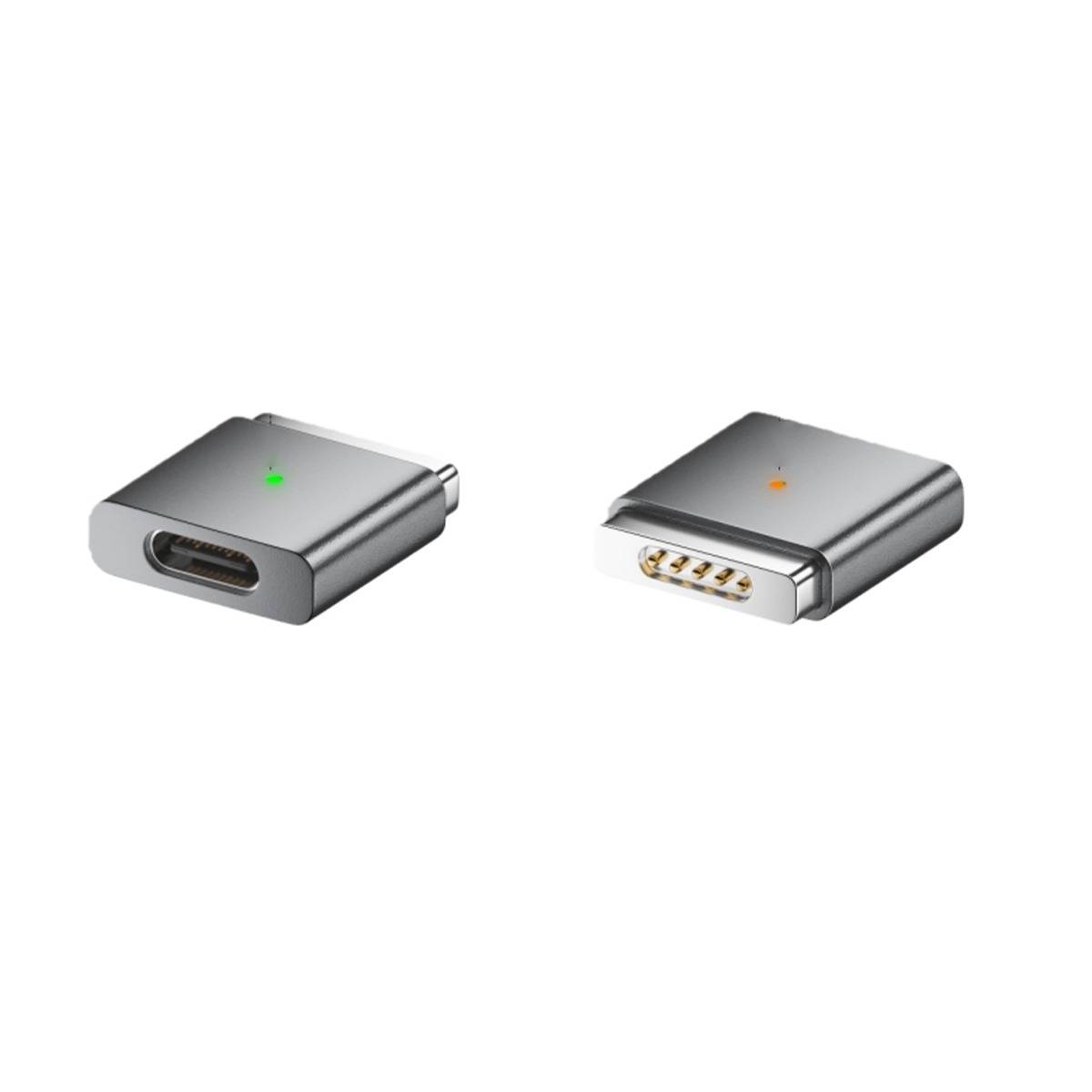 USB-C auf MagSafe 2 Adapter 100W - Müheloses Aufladen Ihres MacBooks Grey