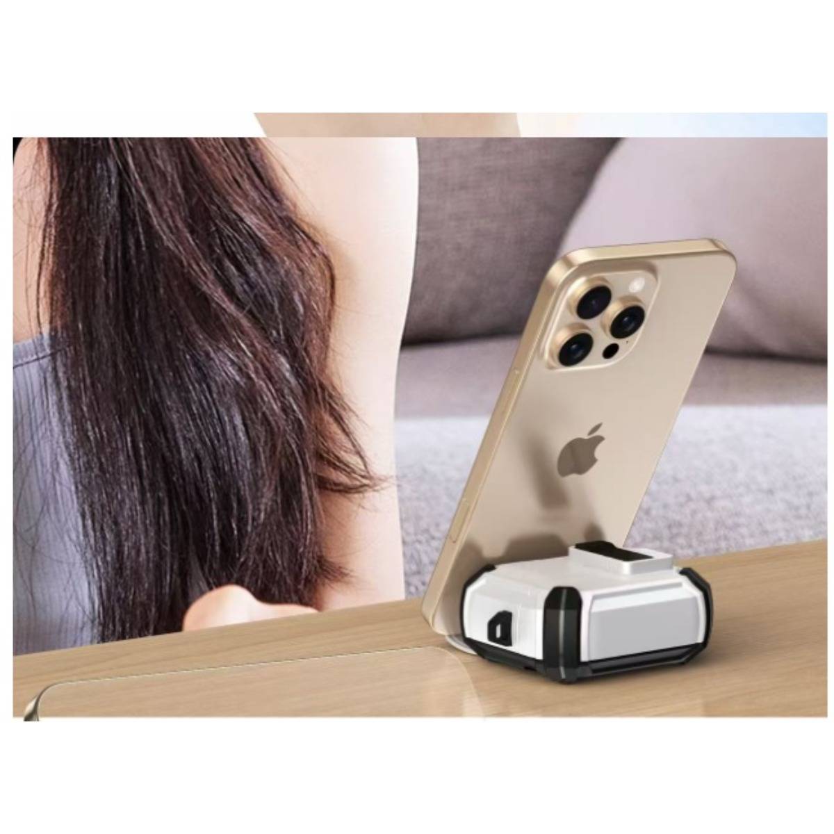 Magnetische AirPods 4 Hülle: TPU PC Schutzhülle mit Ständer kompatibel mit Apple AirPods 4