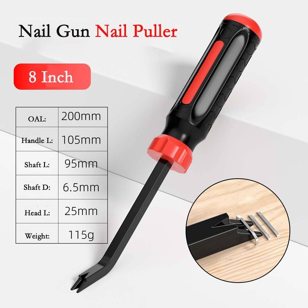 20 cm Nagelzieher aus Kohlenstoffstahl mit rutschfestem Griff, kompatibel mit INF.SE