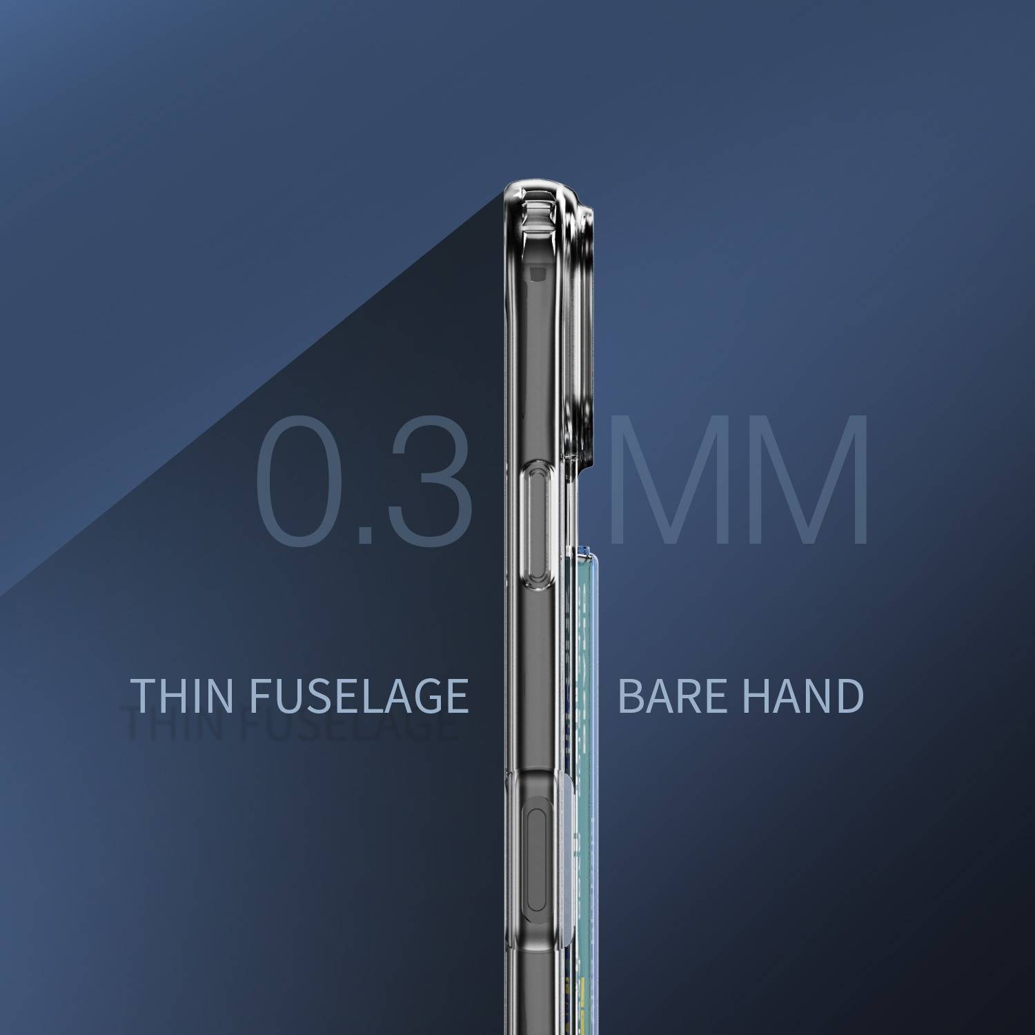 Stoßfeste Handyhülle mit seitlichem Kartenfach, kompatibel mit iPhone 17 Pro Max