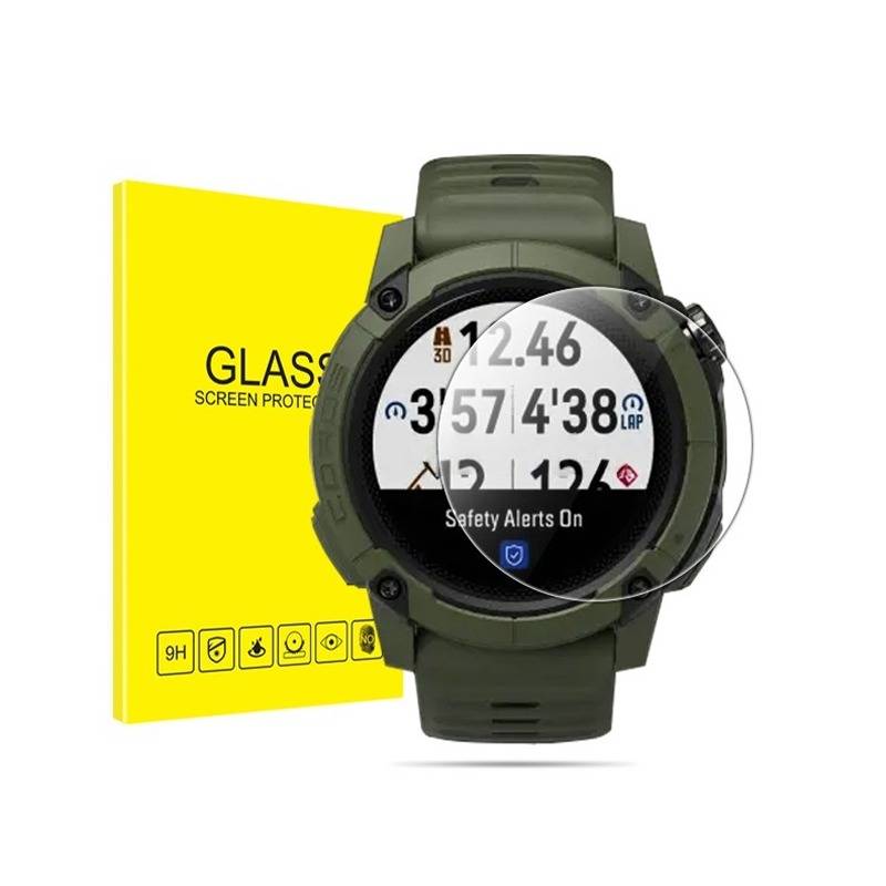 Hochwertiger HD-Displayschutz aus gehärtetem Glas mit doppelter Aluminiumstärke (2er-Pack), kompatibel mit Coros Nomad