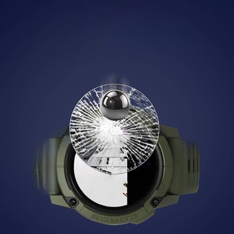 Hochwertiger HD-Displayschutz aus gehärtetem Glas mit doppelter Aluminiumstärke (2er-Pack), kompatibel mit Coros Nomad