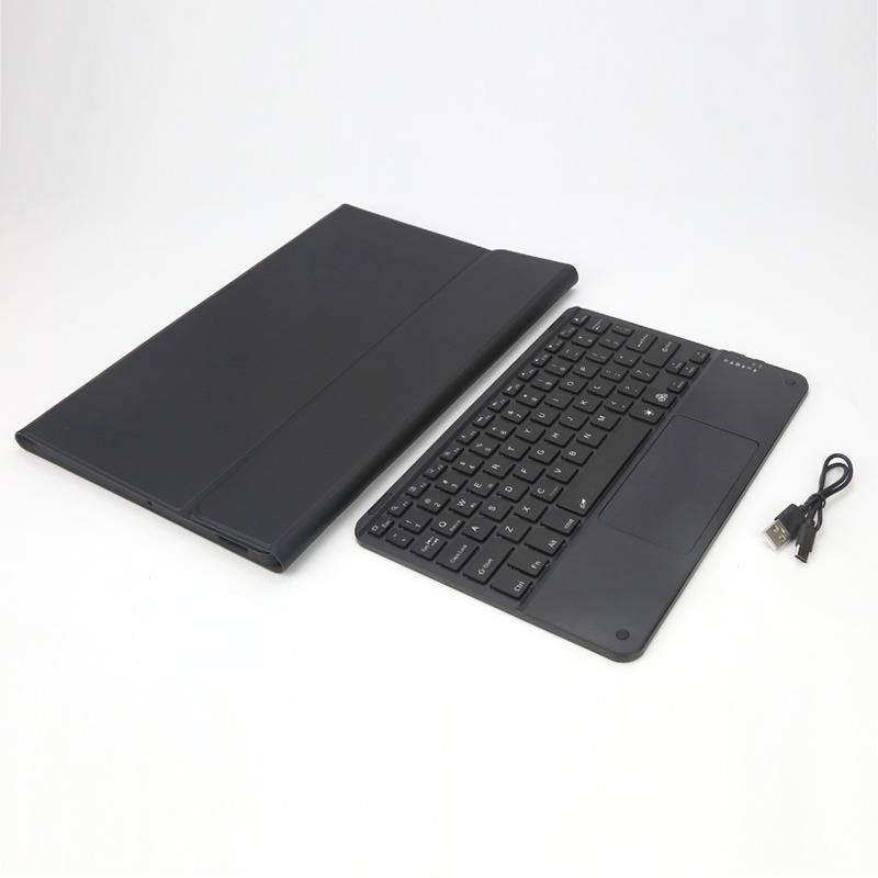 Bluetooth-Tastaturhülle mit Touchpad und Hintergrundbeleuchtung - Kompatibel mit Samsung Tab S10 FE Plus 13,1 Zoll 2025