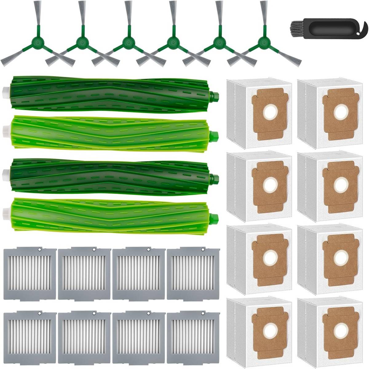 27-teiliges Zubehör-Ersatzteilset kompatibel mit iRobot Roomba Max 705/Plus 504 Staubsauger