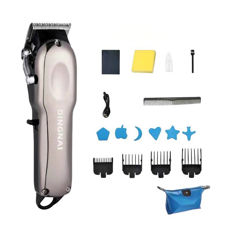 Professionelle Haarschneidemaschine mit Keramikklinge & Styling-Kit - LED-Anzeige, Leise, Wiederaufladbar