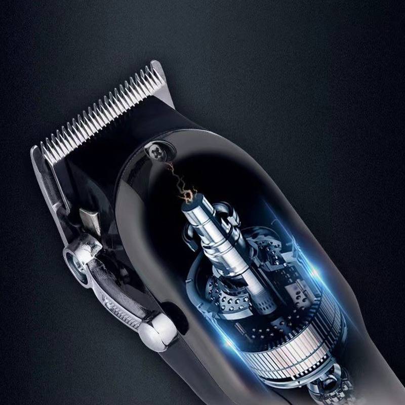 Professionelle Haarschneidemaschine mit Keramikklinge & Styling-Kit - LED-Anzeige, Leise, Wiederaufladbar