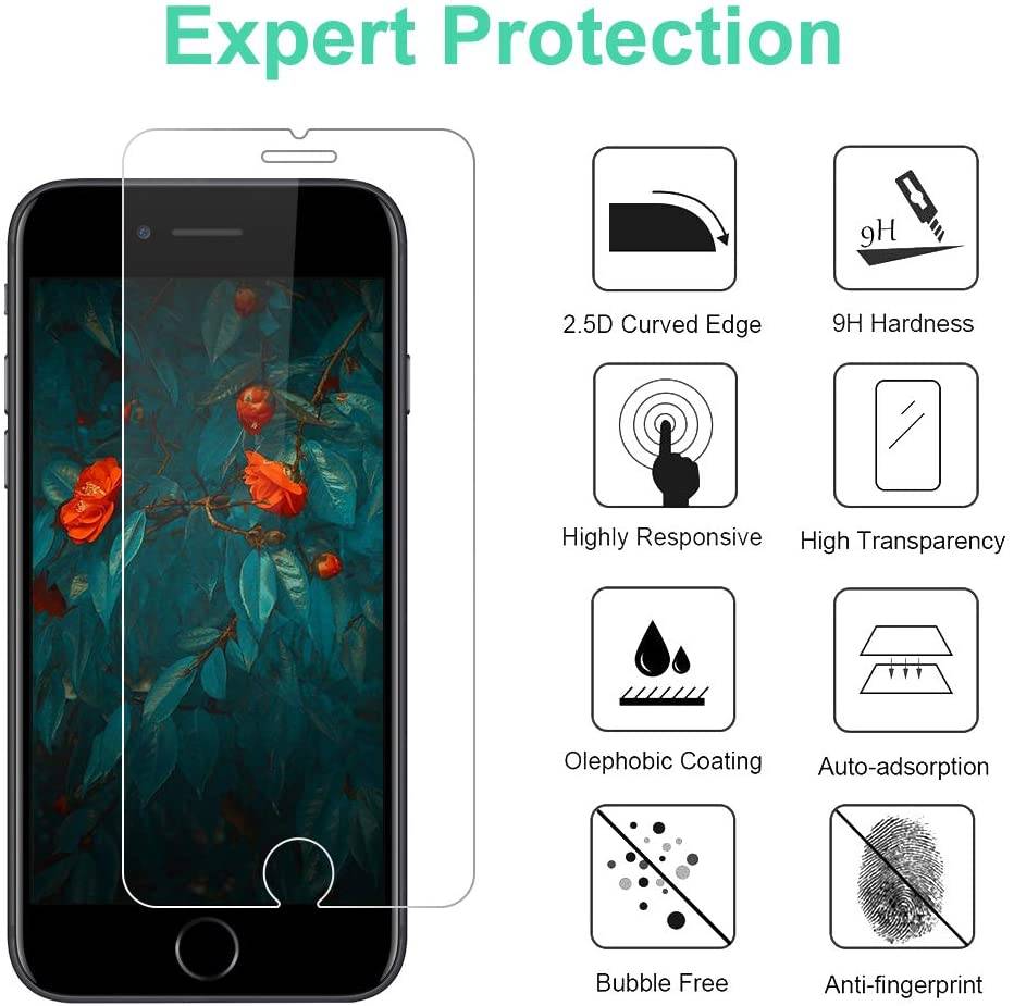 Displayschutzfolie Phone SE (2020 & 2022) gehärtetes Glas (2er-Pack )