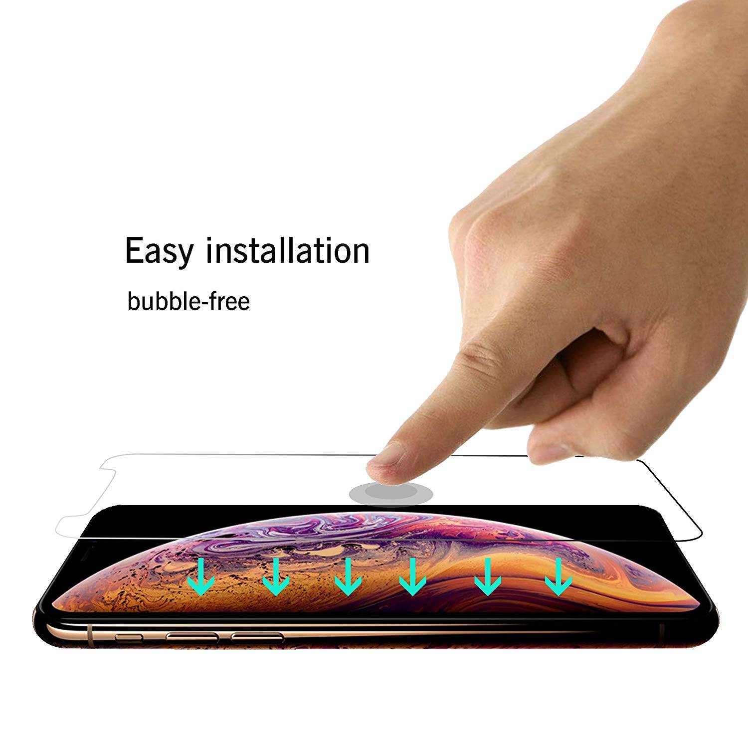 Displayschutz iPhone 11 gehärtetes Glas