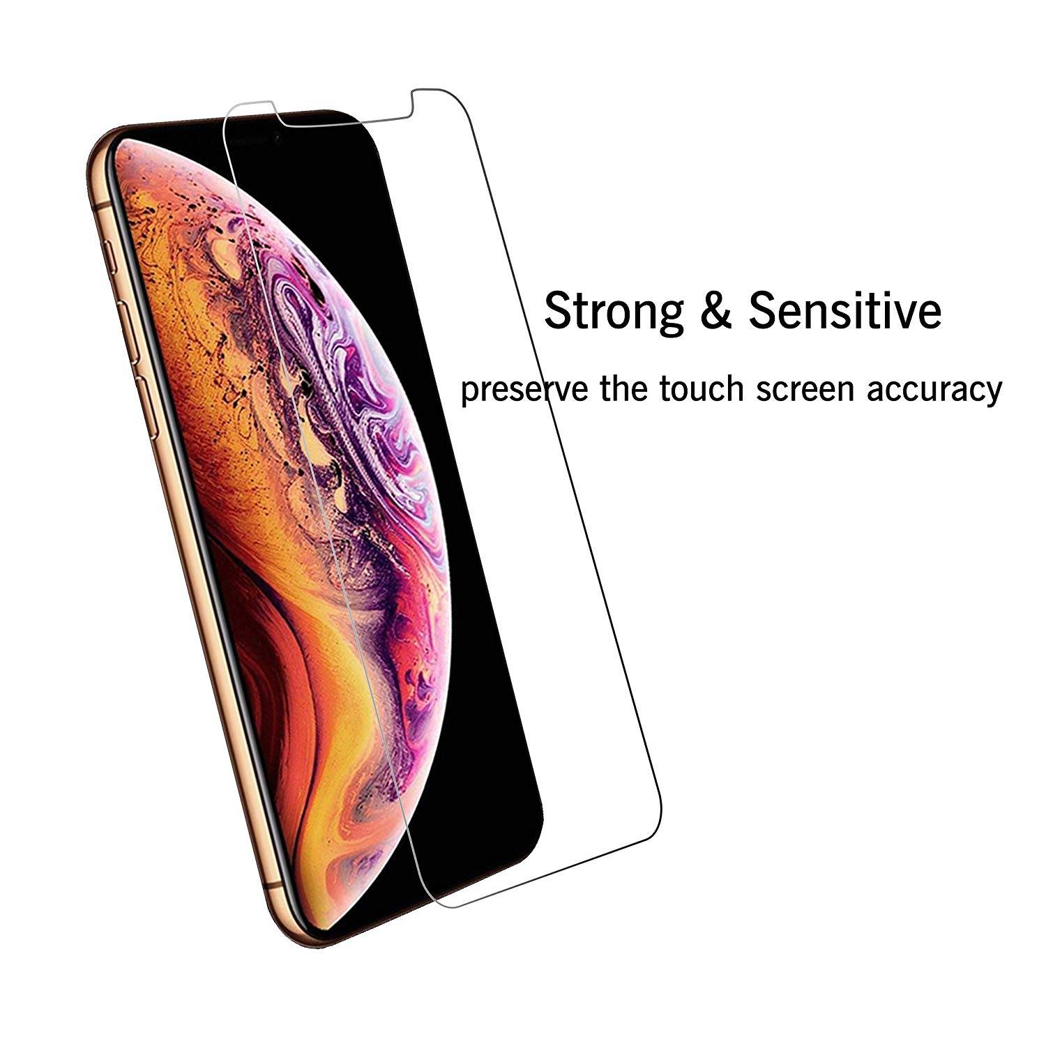Displayschutz iPhone 11 gehärtetes Glas