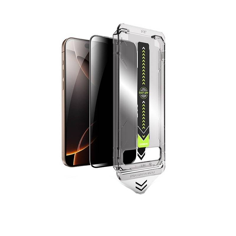 Blickschutzfolie kompatibel mit iPhone 16 Pro/17 - Anti-Spionage Panzerglas