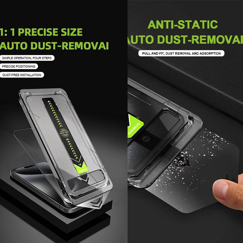 Blickschutzfolie kompatibel mit iPhone 16 Pro/17 - Anti-Spionage Panzerglas