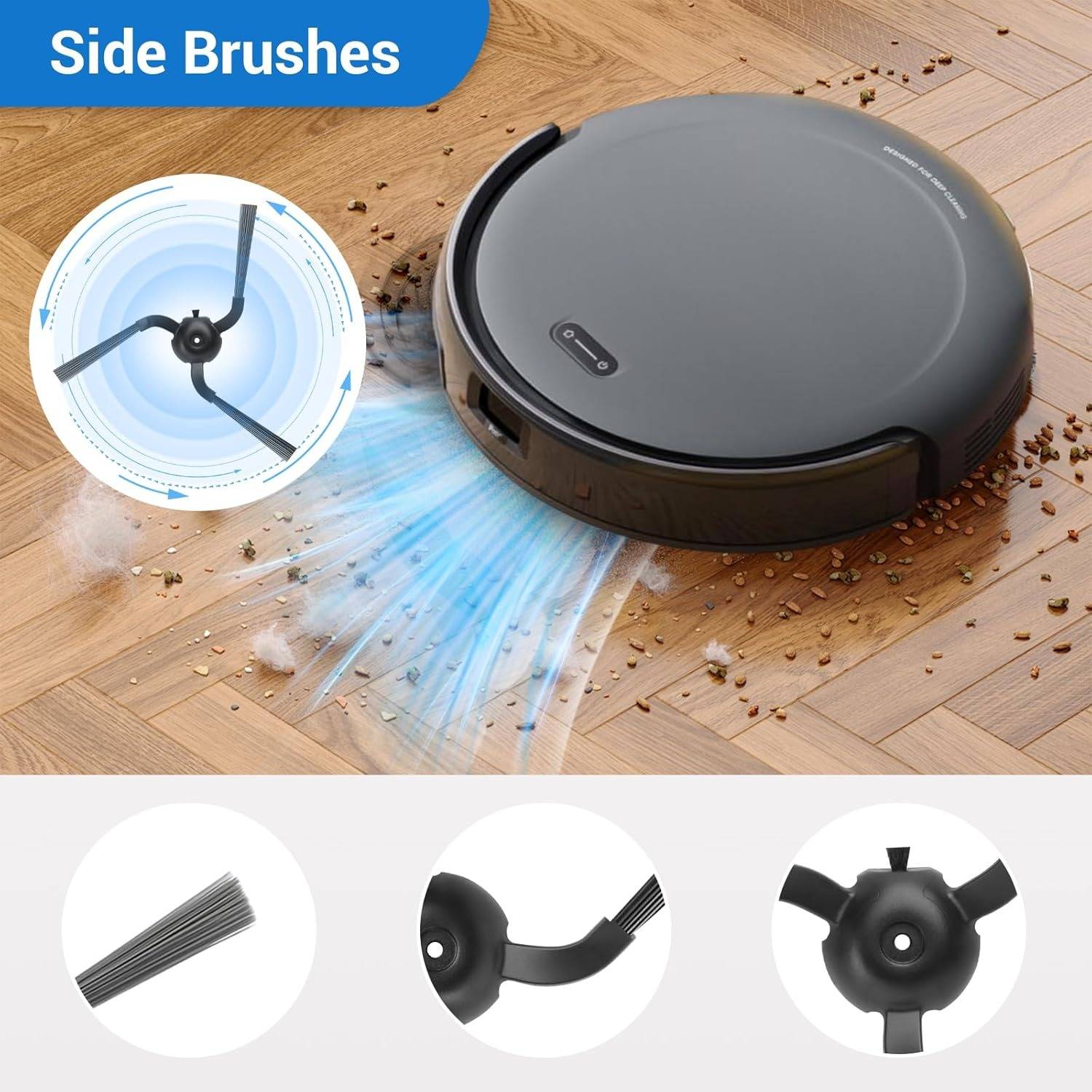 Eufy C10 Roboterstaubsauger Ersatzteil-Zubehörset, kompatibel mit Eufy