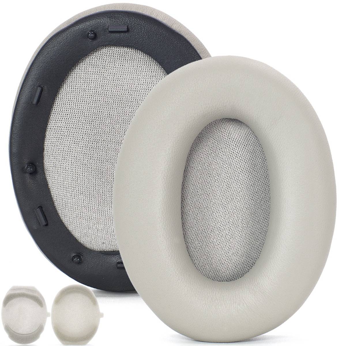 Goldene Lammfell-Ohrpolster kompatibel mit Sony WH-1000XM3 (WH1000XM3) - 2er-Pack