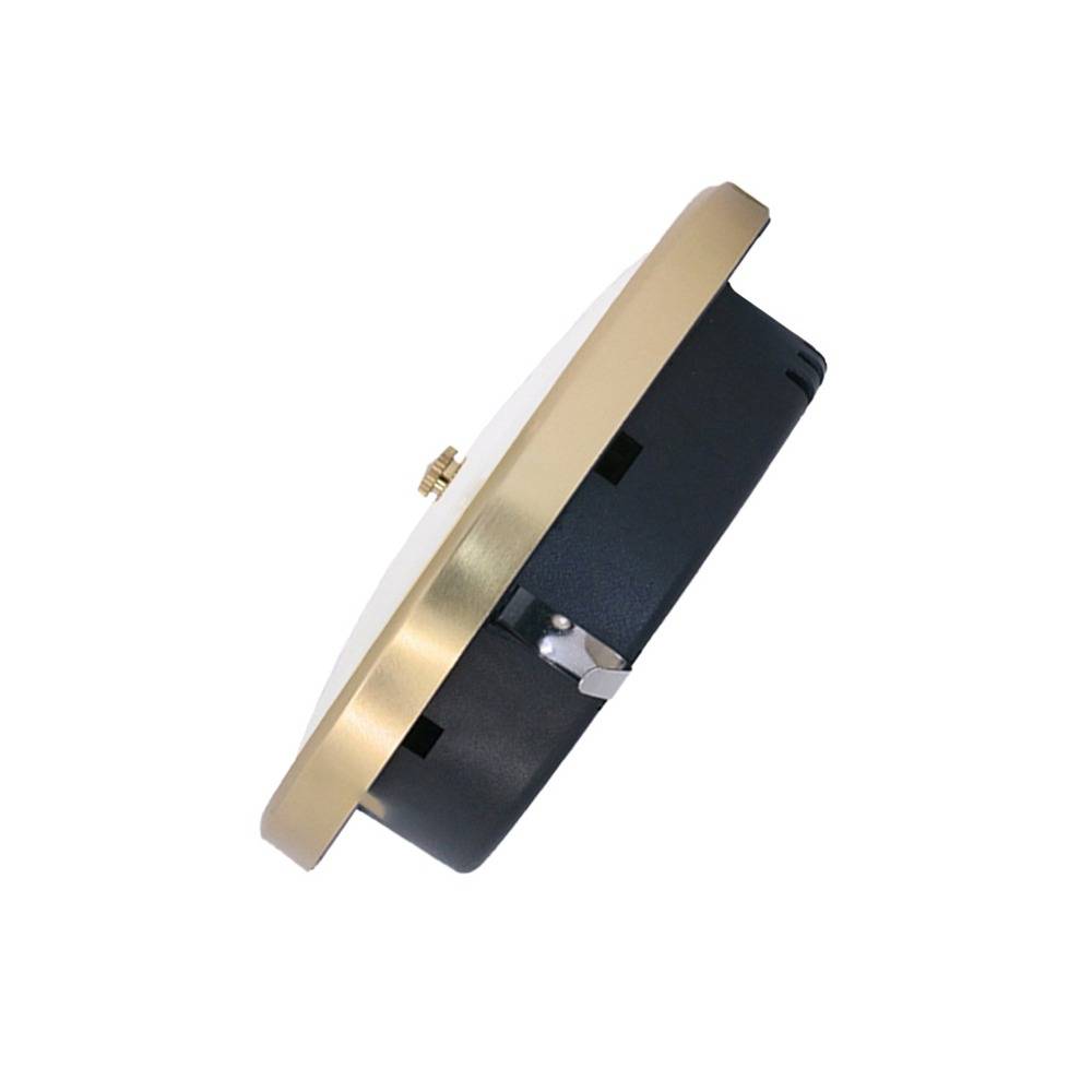 90mm Goldfarbenes Barometer - Präzise Messung des Atmosphärendrucks