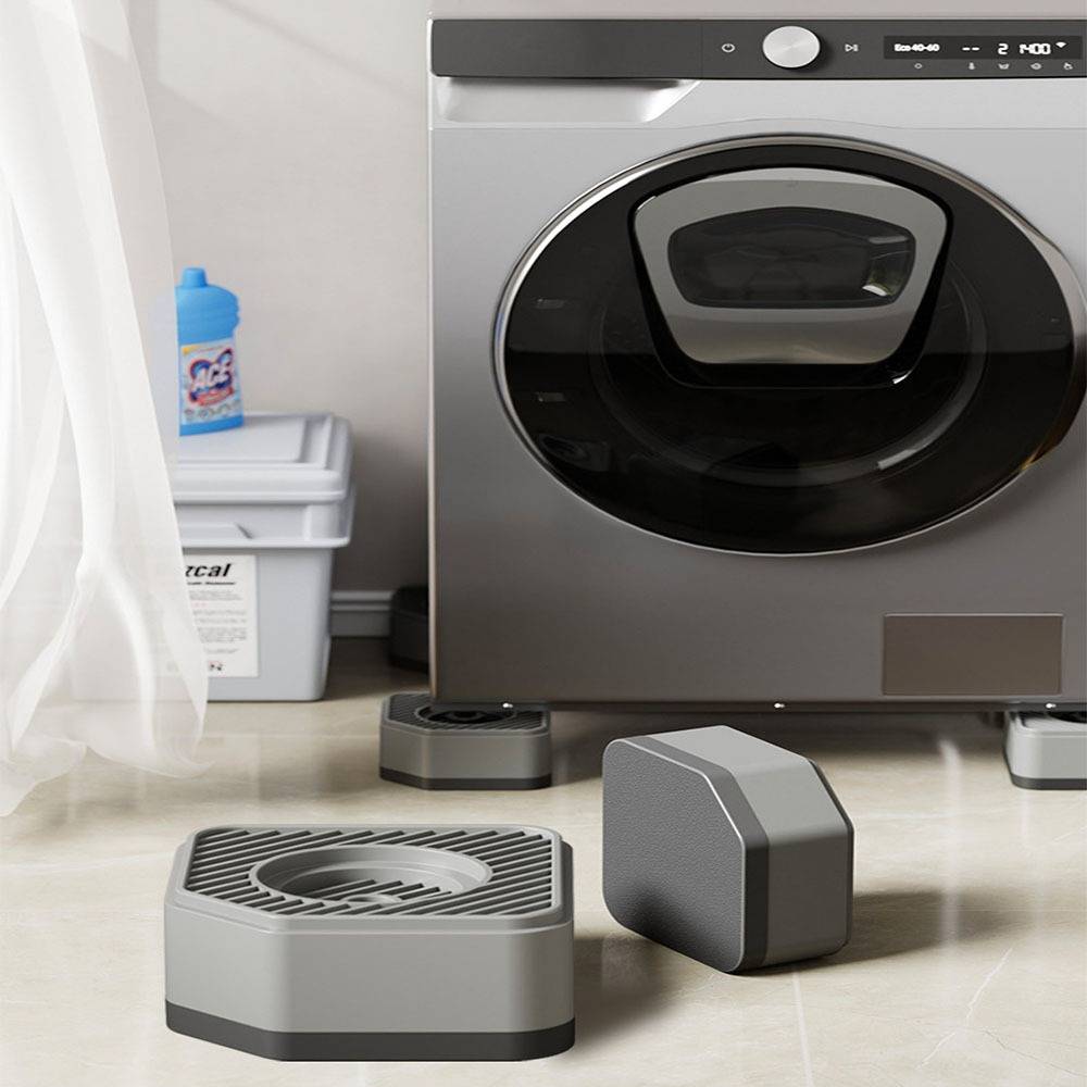 Anti-Rutsch-Pads für Waschmaschine und Kühlschrank – Erhöhung und Vibrationsreduktion (4er-Set), kompatibel mit Huawei, Samsung, APPLE, Garmin Wh