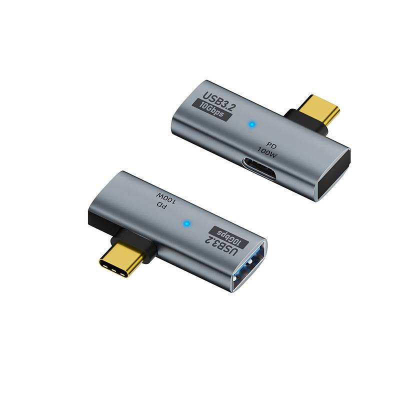 2-in-1 Multifunktionaler USB-C Adapter: Simultanes USB & 100W PD Laden
