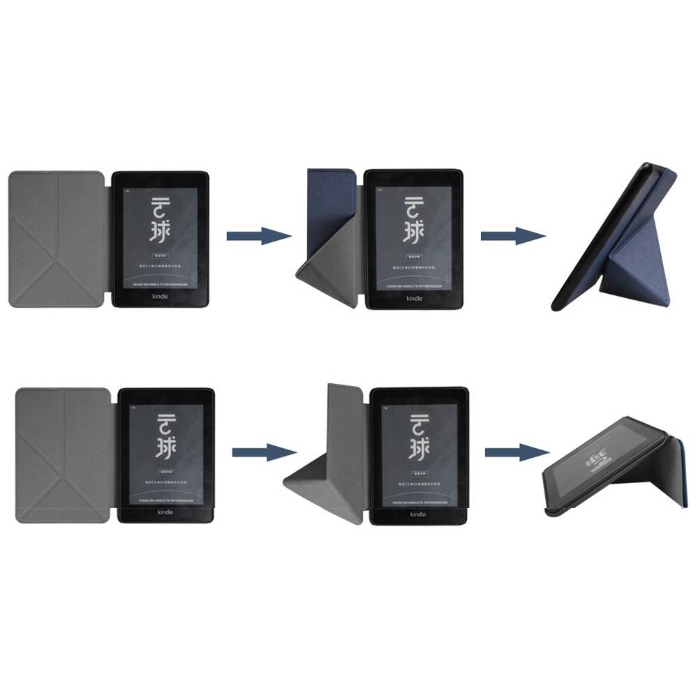 Kindle 2024 Hülle - 6" Faltbare hülle mit Multi-Winkel-Ständer & Smart Sleep, kompatibel mit Kindle