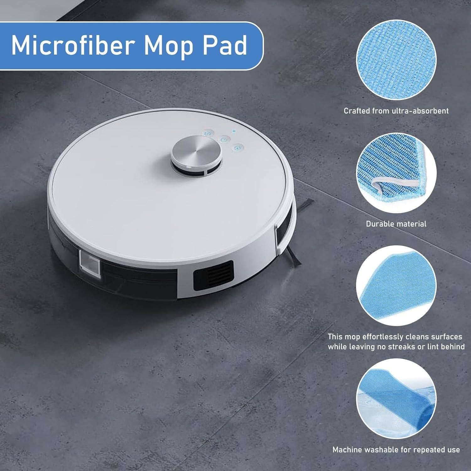 DianSung Ersatzzubehörset kompatibel mit Lefant M2/M2 Pro/M2S Pro Saugroboter