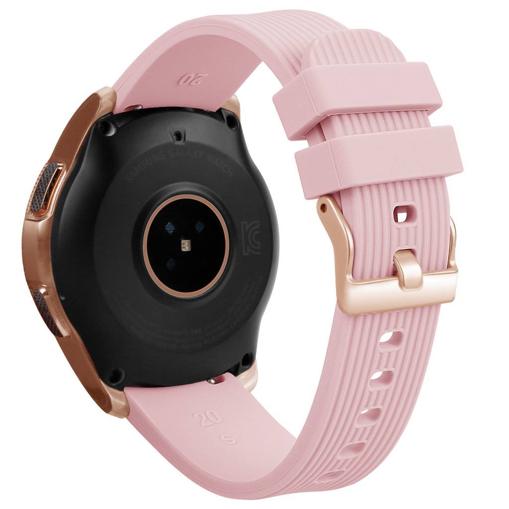 Armband Kompatibel mit Samsung Galaxy Watch 42mm SM-R810/SM-R815 Rosa - S
