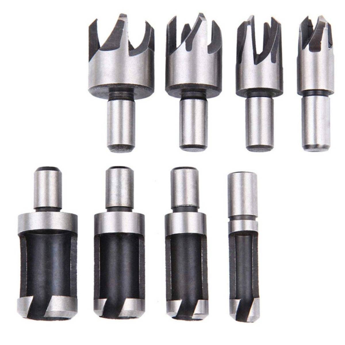 23-teiliges Senkbohrer-Set aus HSS-Stahl: Holzbearbeitungs-Ansenker & Körner