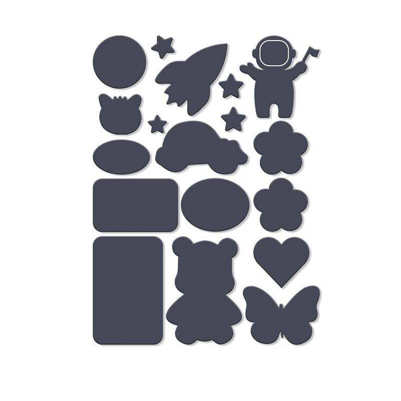 Selbstklebende Reparaturflicken für Daunenjacken – 10er-Set für Kleidung DarkGrey