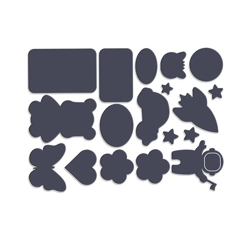 Selbstklebende Reparaturflicken für Daunenjacken – 10er-Set für Kleidung DarkGrey