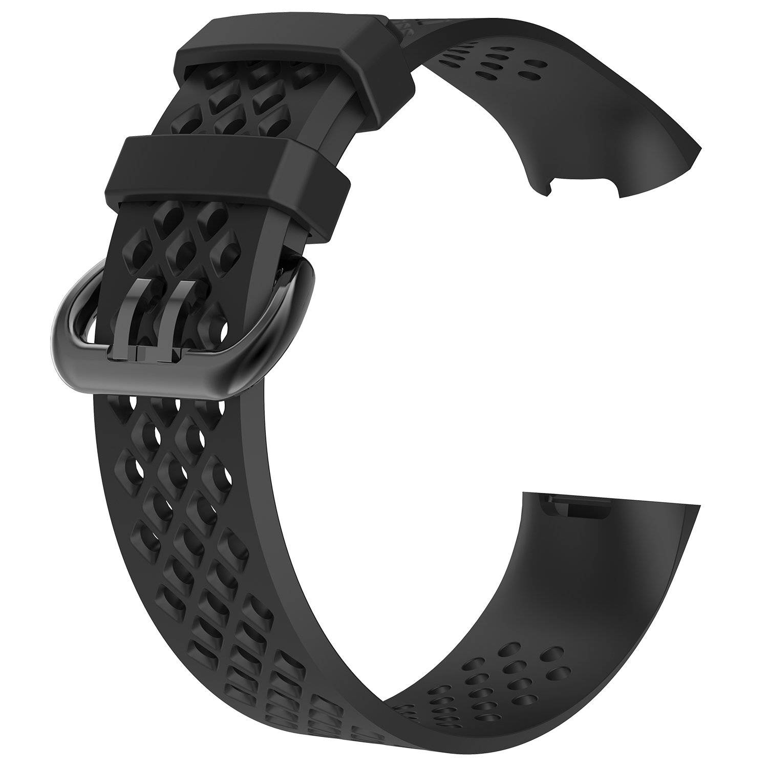 Fitbit Charge 3/4 Armband Elastomer (S) Black