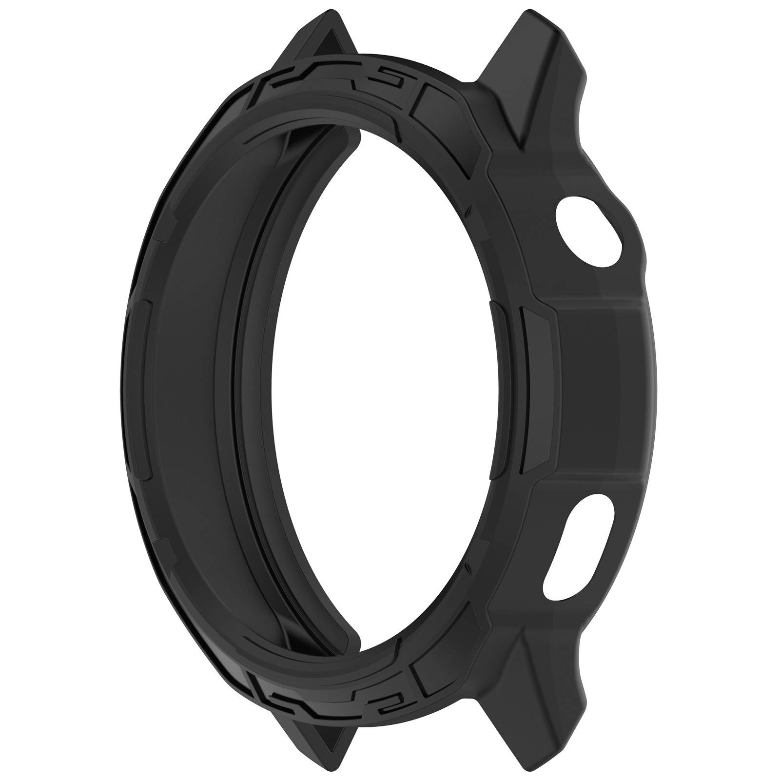 Hollow Armor Case kompatibel mit Garmin Venu 4 45mm - Schwarze PC-Schutzhülle 45 mm