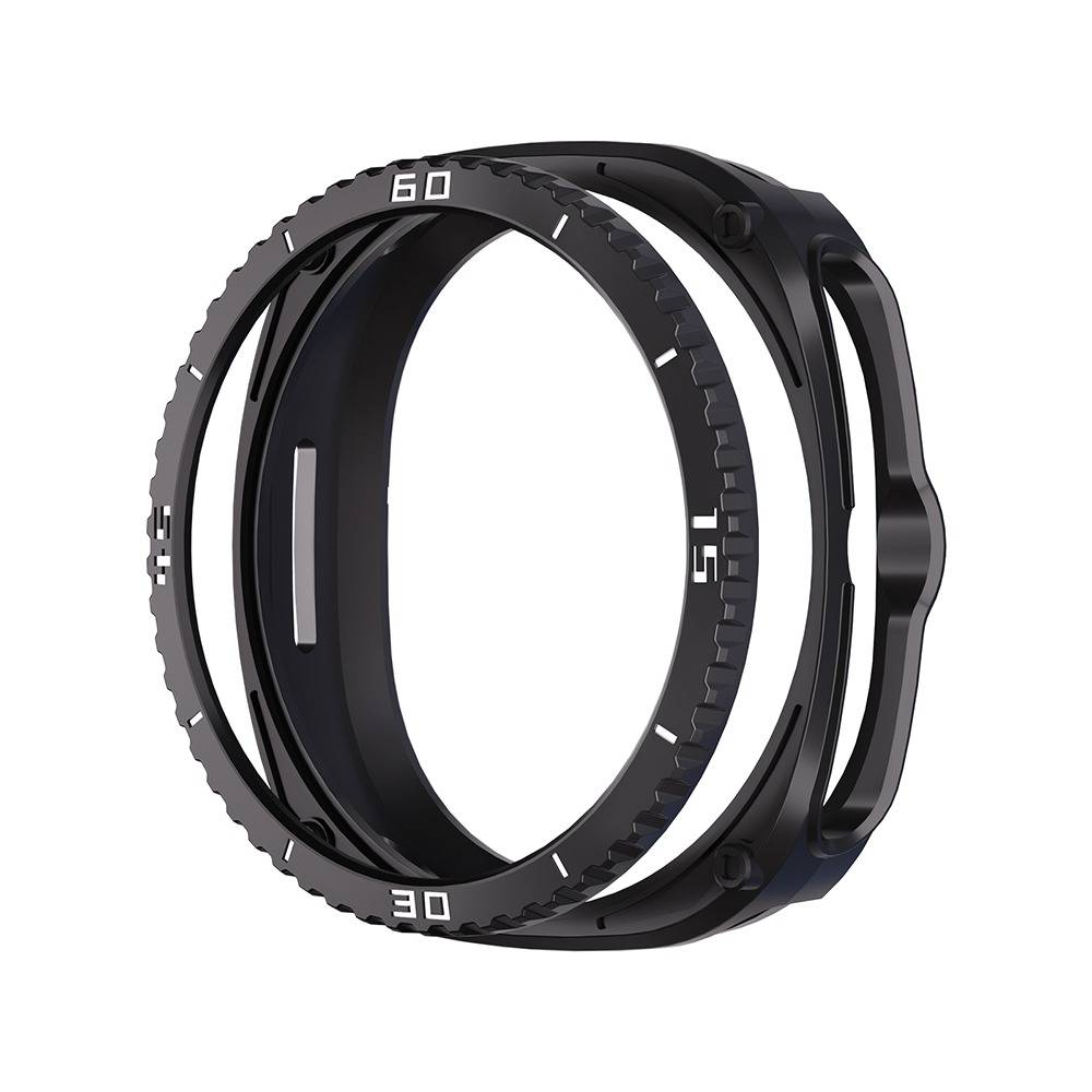 TPU Schutzhülle kompatibel mit Samsung Watch8 Classic – Kratzfeste Bumper-Hülle Black