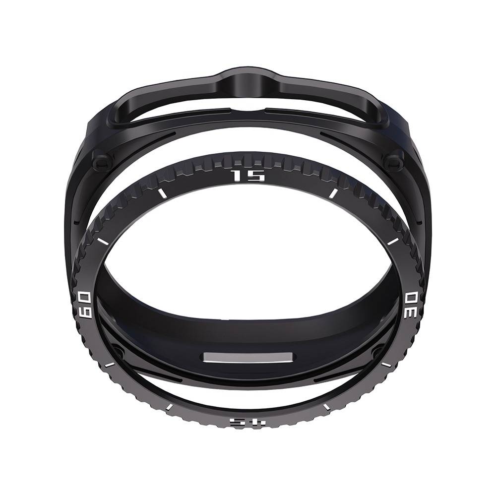 TPU Schutzhülle kompatibel mit Samsung Watch8 Classic – Kratzfeste Bumper-Hülle Black