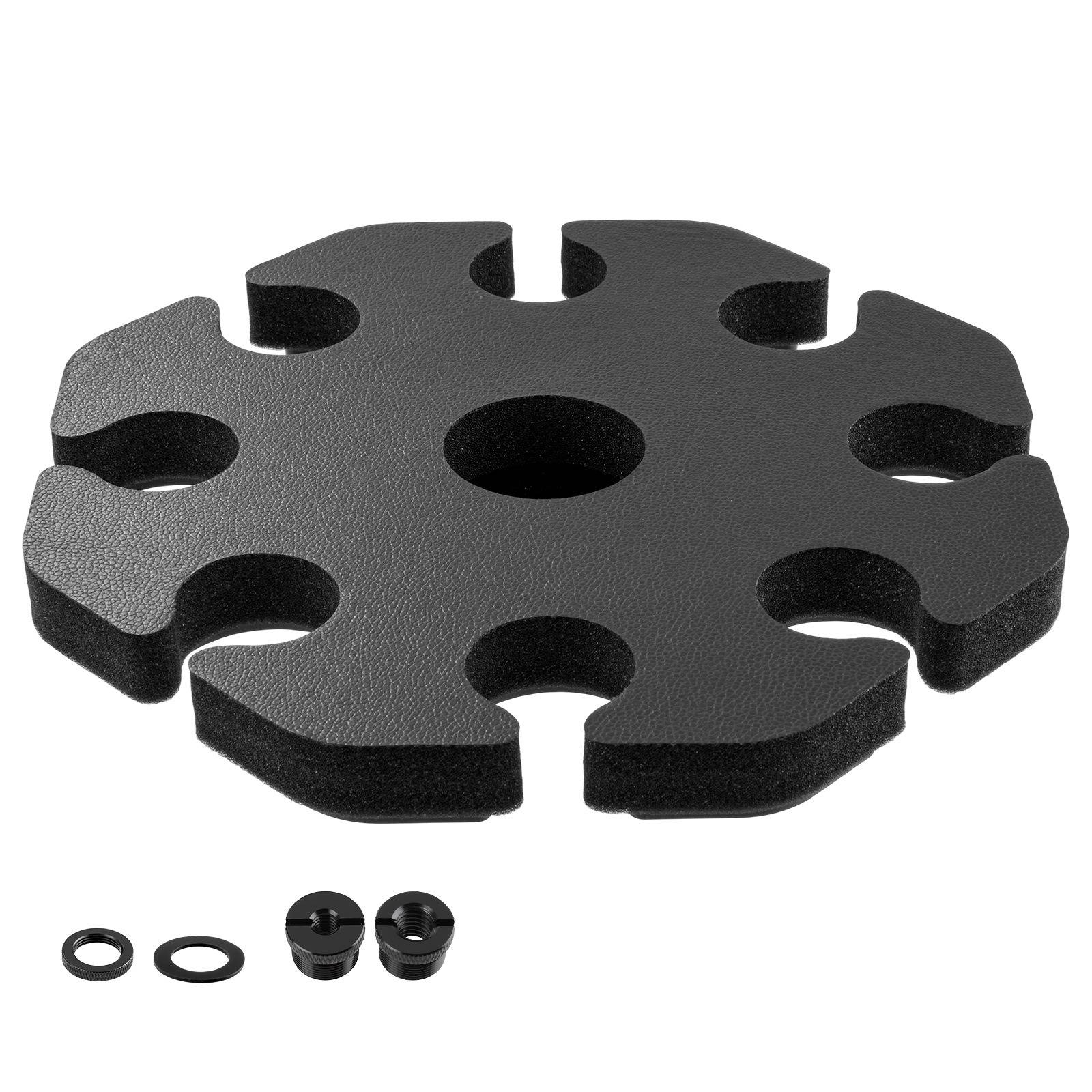 Multi-Mikrofonhalterung mit 8 Mikrofon-Aufbewahrungsschlitzen & Stativadapter