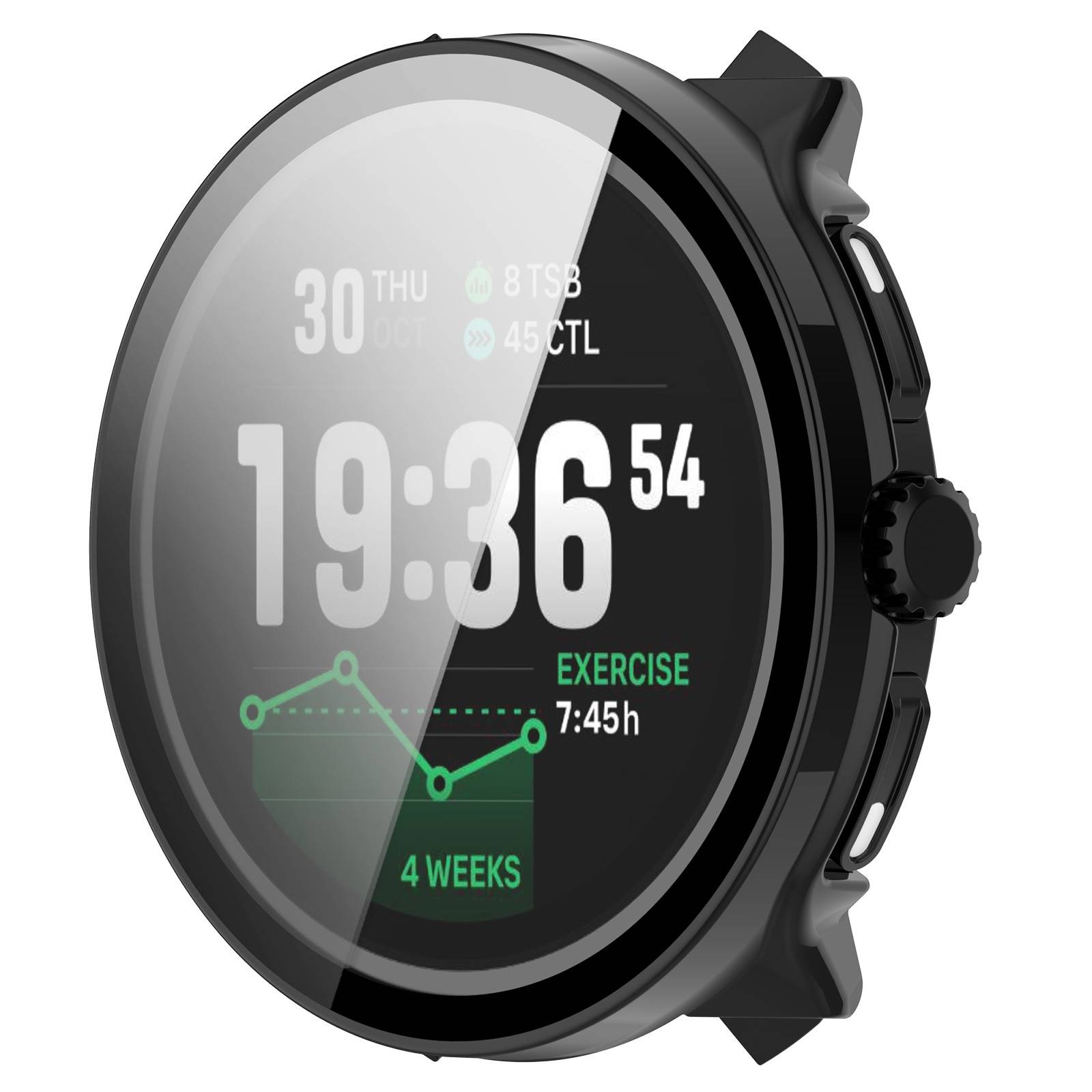 Schutzhülle kompatibel mit Suunto RACE2 - PC Hartglas Integrierte Hülle