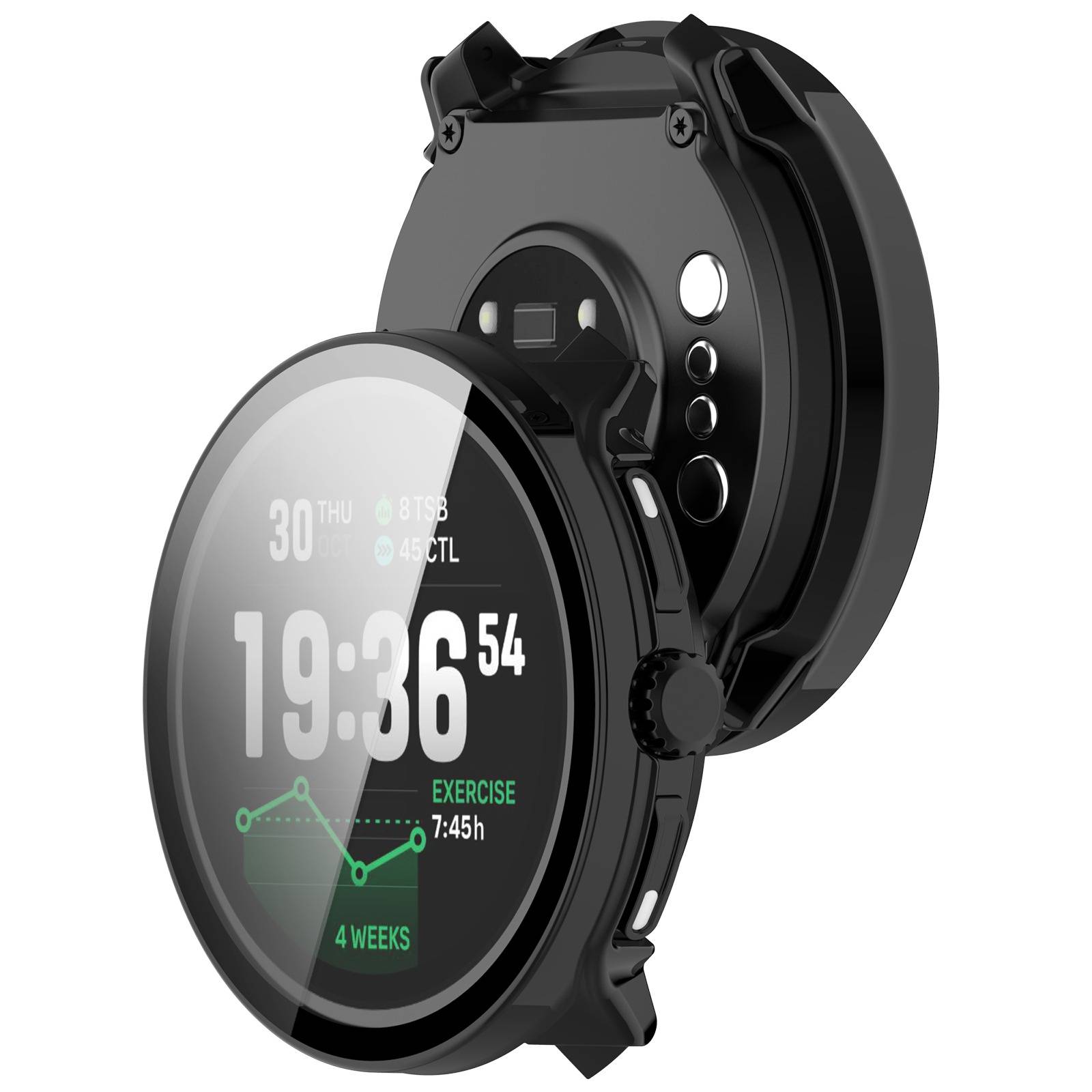 Schutzhülle kompatibel mit Suunto RACE2 - PC Hartglas Integrierte Hülle
